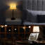 Lampe de table à DEL sans fil avec gradateur, pile rechargeable intégrée, 3 niveaux de luminosité, lampe de table de patio, lampe de chevet, éclairage ambiant pour restaurant Demetrish-197601178