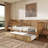 Rattan Full Size Daybed With Full Size Trundle, No Box Spring Needed-1853861353-1853861348