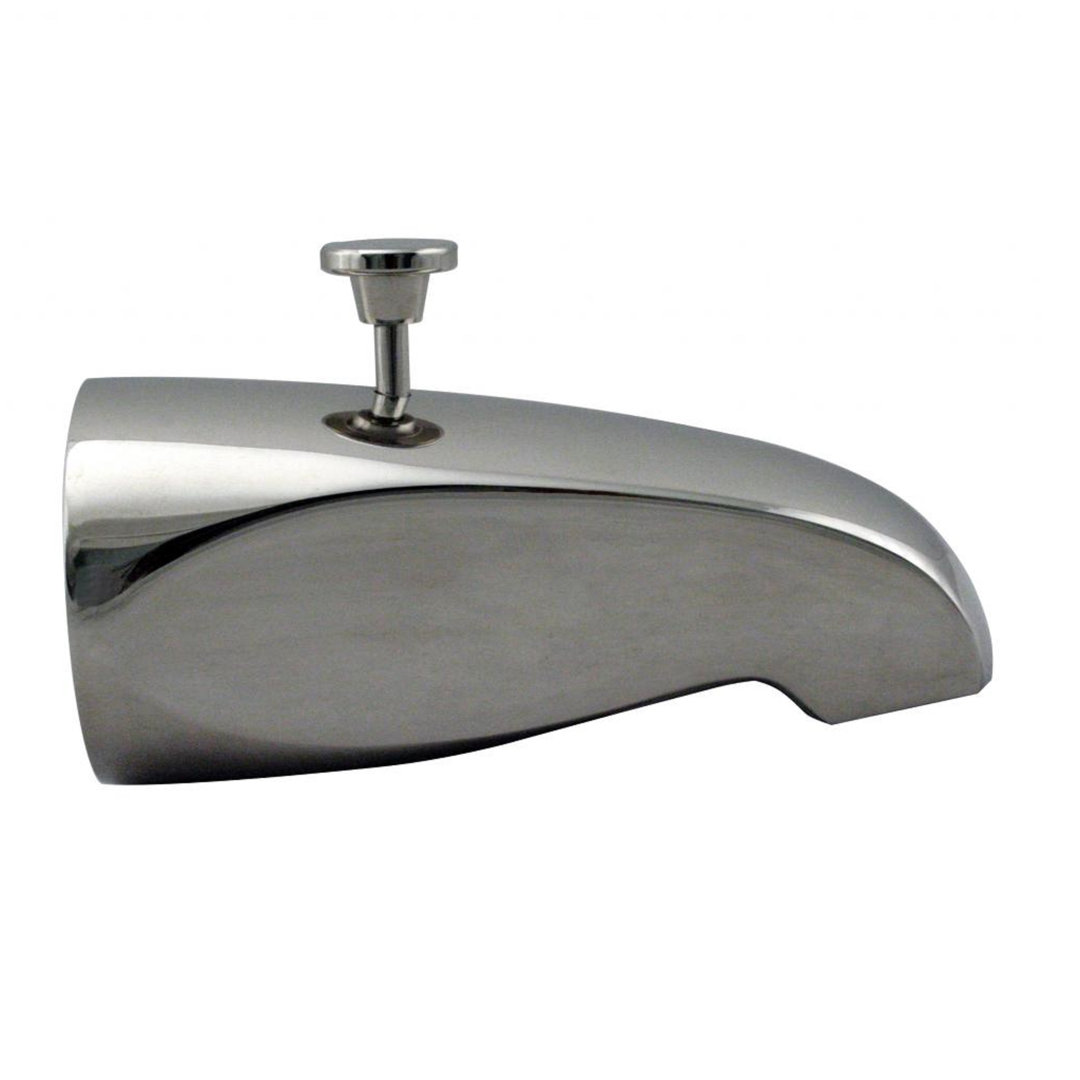 5-1/2" Reach Wall Mount Tub Spout with Rear Diverter Westbrass 