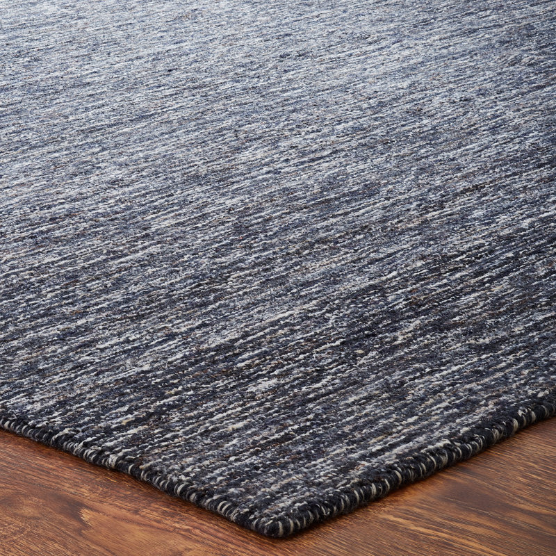 Langlais Hand Loomed Area Rug in Gray, Rectangle 9' x 12'