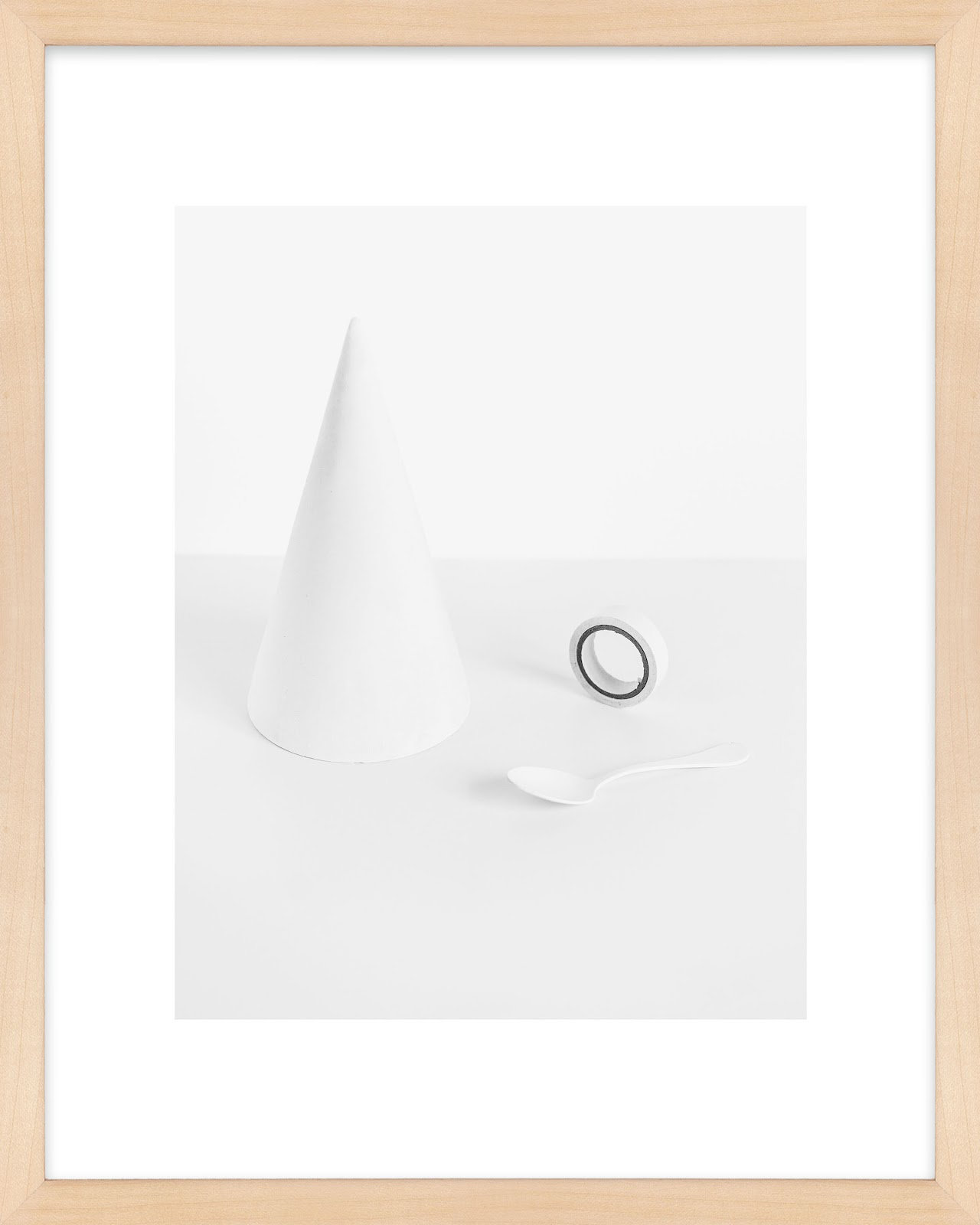 White Still Life 1 by Svetlana Smirnova, 30" H x 24" W x 1.25" D, Maple