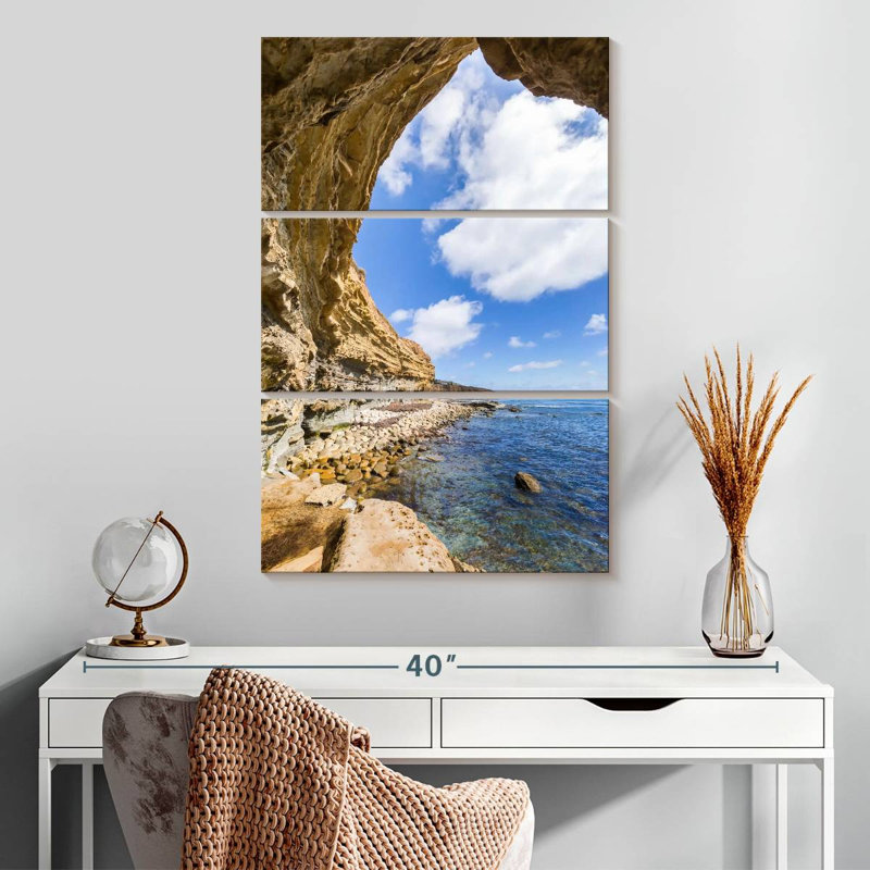 Gillard San Diego Sunset Cliff Cave, H 32 po x l 20 po