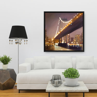 New-york at night - Romantic Car Canvas Art for Home Decor