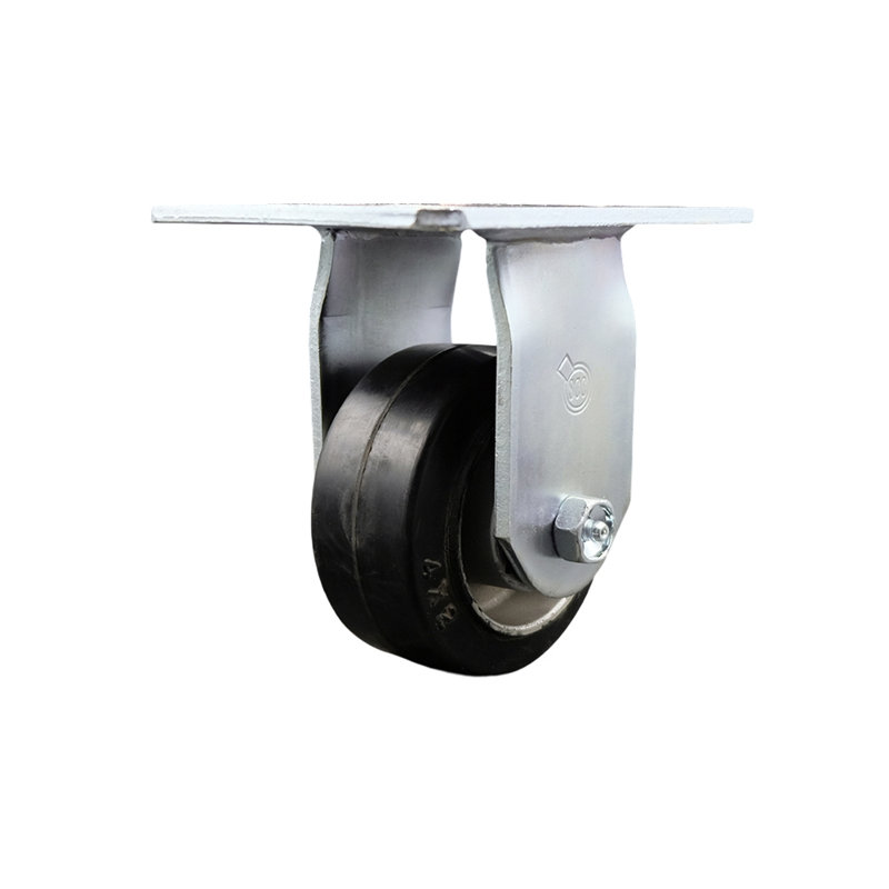 Rubber on Aluminum Caster