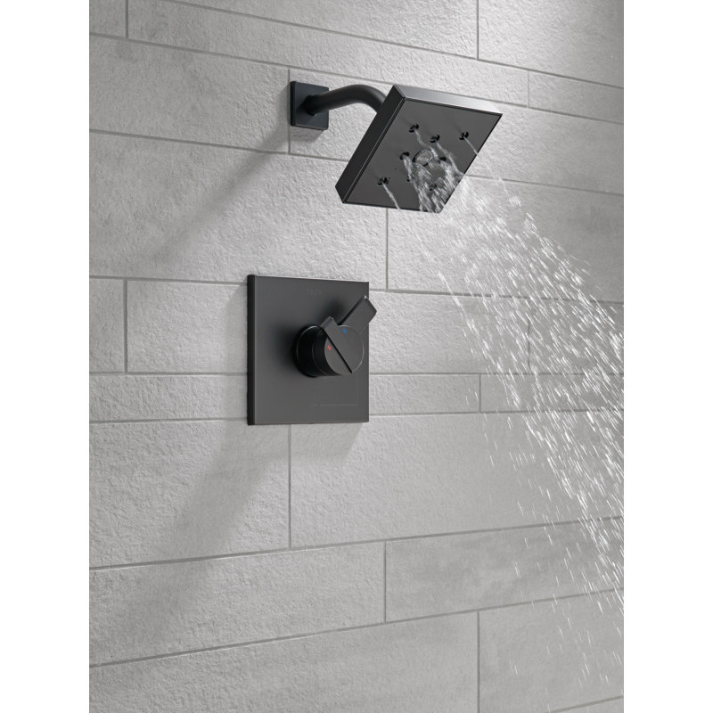 Linden 17 Series Dual-Function Tub Shower Faucet Set, In2ition Shower Handle Trim Kit, Matte Black