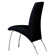 Aylo Upholstered Side Chair in Chrome (Set of 2)