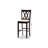 Upholstered Counter Stool with Solid Wood Frame-215584925-217710231