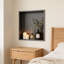 Niche de douche encastrée en acier inoxydable noir canon de fusil 48 x 38 cm – Rangement mural pour salle de bain, cuisine et VR-94953728