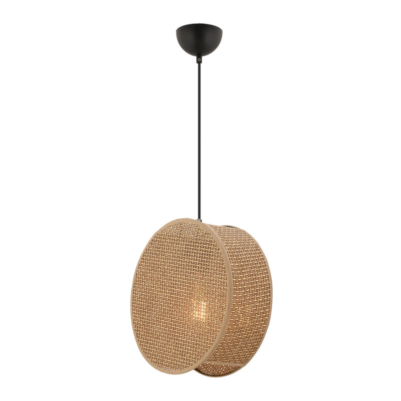 Lustre, H 13,78 po x l 3,54 po x P 8,66 po, Beige