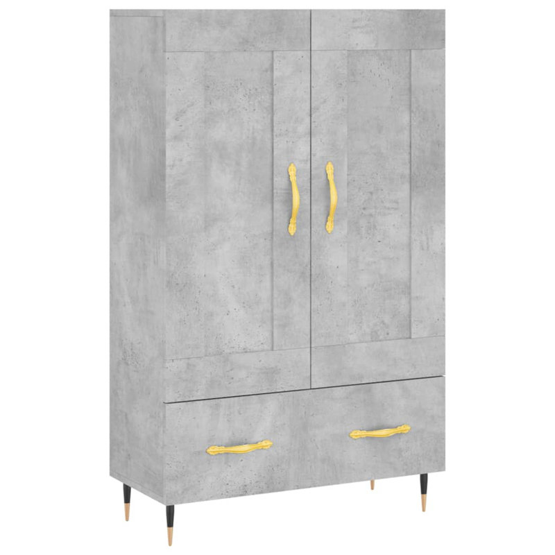 Aristomache 69.5cm Sideboard, Concrete Oak