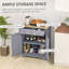 Armoire en bois durable avec tablettes réglables pour un rangement polyvalent et une décoration intérieure élégante-657515139
