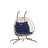 Double Egg Chair with Stand Hanging Indoor Outdoor Wicker Rattan Patio Basket Egg Swing Chair Hammock Egg Chairs with UV Resistant Cushions 600 lbs for Bedroom Balcony Patio-1353288331-1353288328