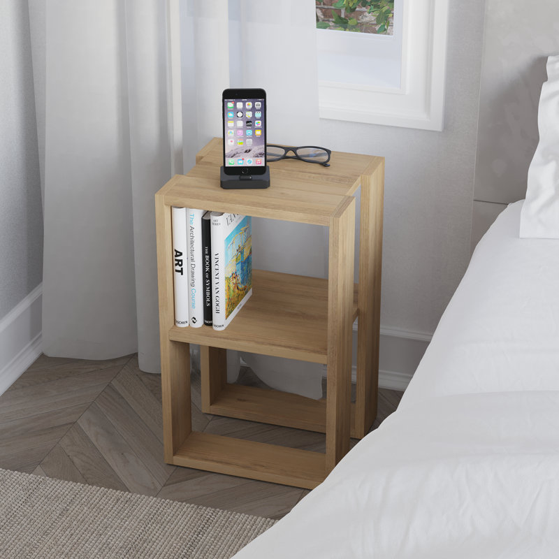Naleah 34 cm W Bedside Table