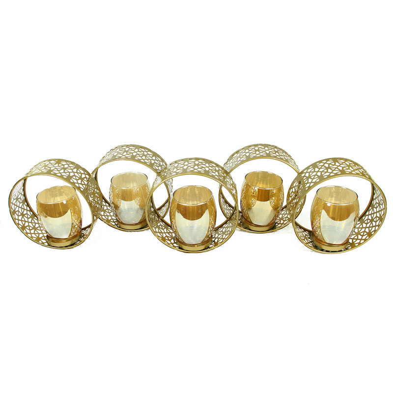 6.1'' H Glass Tabletop Votive Holder