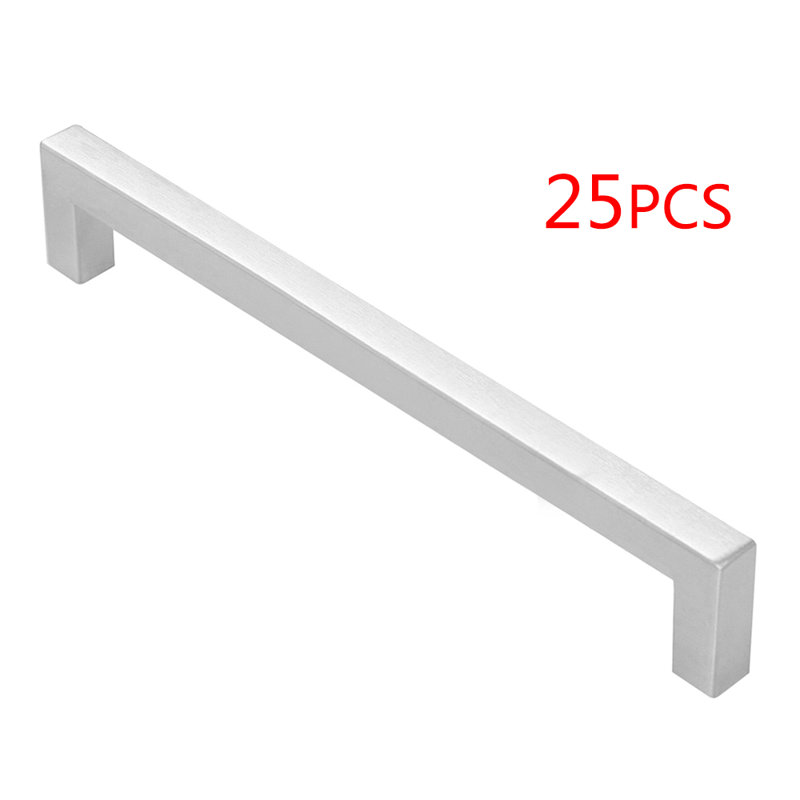 Commode en forme de T bar de cuisine en acier inoxydable carré 25 x Handles账