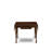5 Piece Dinette Set for 4 Includes a Rectangle Dining Table with Dropleaf and 4 Linen Fabric Upholstered Dining Chairs, Mahogany-1519559327-1519559328