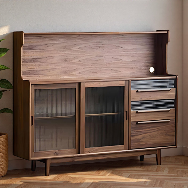 Buffet simple et rétro, H 49,61 po x l 70,87 po x P 15,75 po