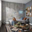Papier peint industriel gris avec pochoir industriel-1597919794-1597919796