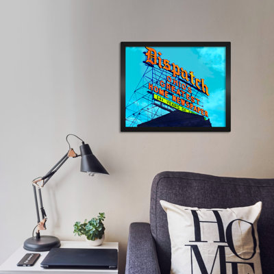 Columbus Dispatch Sign, Columbus Ohio - Wrapped Canvas Photograph Print