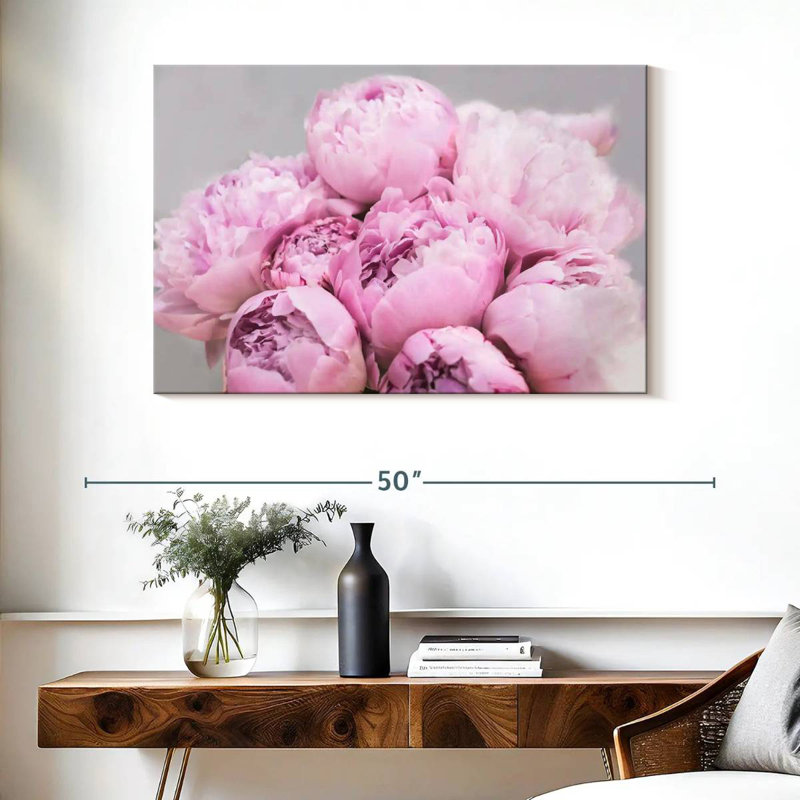Harnek Peonies I, 26" H x 39" W