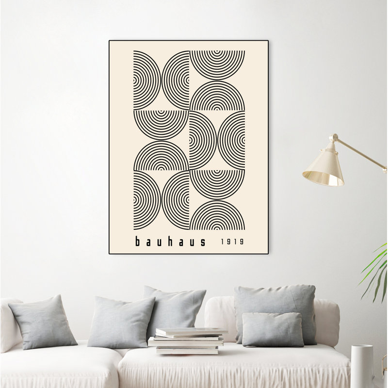 «Bauhaus 1919», toile encadrée, H 24 po x l 18 po
