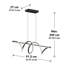 Luminaire suspendu DEL Coda