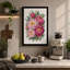 Peony Bloom Study Botanical - Wrapped Canvas-575138885-575139001