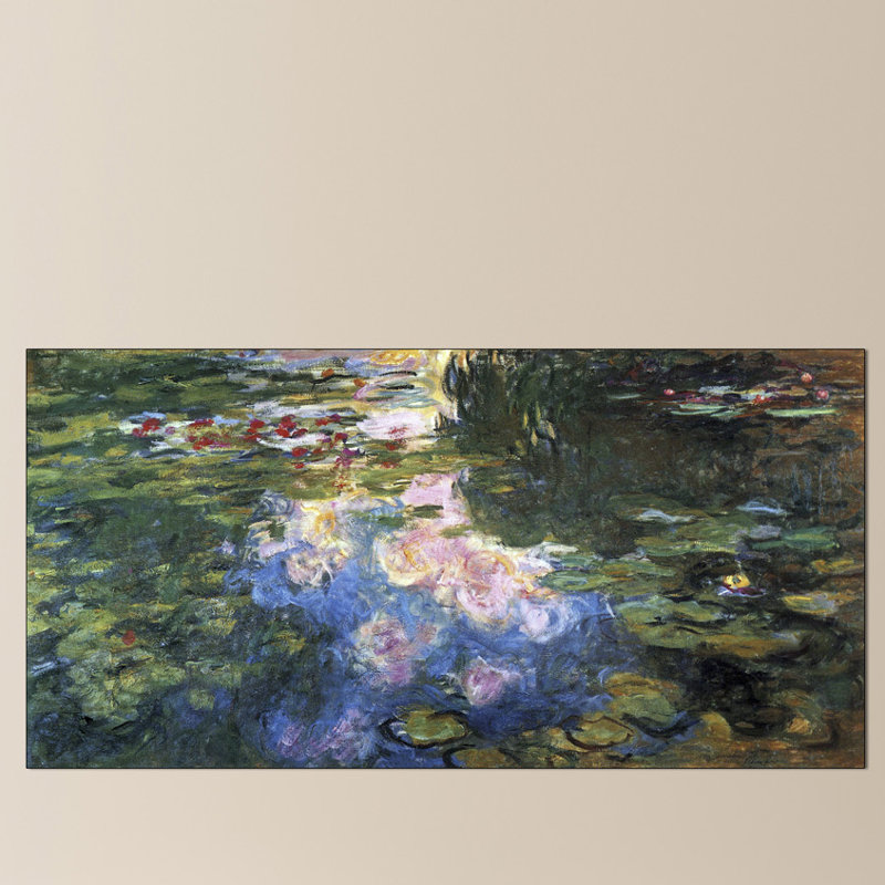 Claude Monet - Wrapped Canvas Painting, 70cm H x 140cm W x 1.8cm D