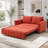 3-in-1 Teddy Fabric Pull-Out Sleeper Sofa Bed