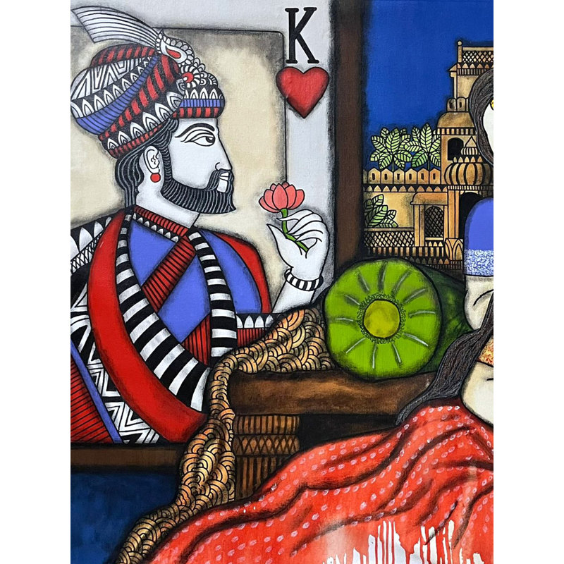Begum Jaan | Peinture de Mrinal Dutt | Pour la décoration murale