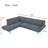 Abel 106" Oversized Family Sectional Sofa-1149431384
