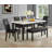 Navi Solid Wood Base Dining Table