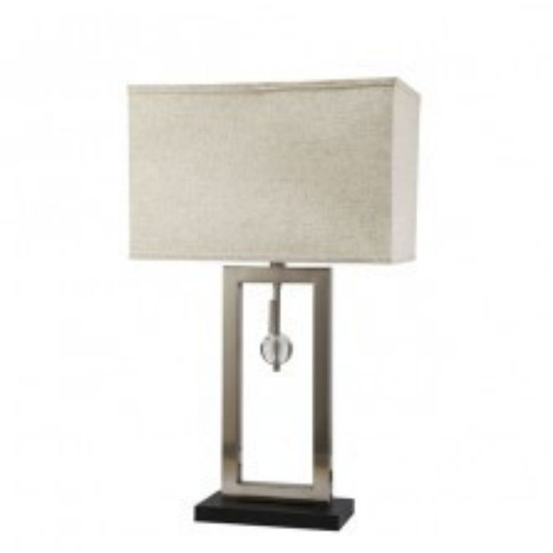 Lampe de table 10 "avec Oulet Schram, Argent