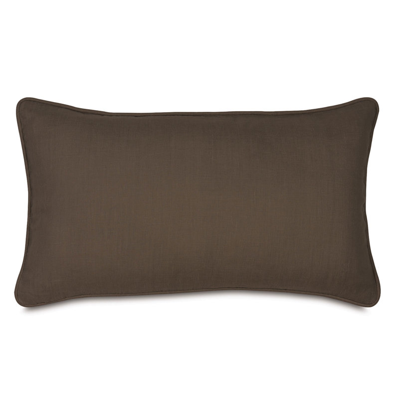 Resort Linen Program Linen Lumbar Pillow Cover & Insert, Clay