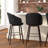 Brida Upholstered Counter Stool with Solid Wood Frame-88697157-88697158
