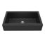 Ensemble d'évier de cuisine à tablier simple à tablier frontal 34 po x 21 1/4 po Karran Quartz-50597847
