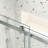 Bathroom Tub Sliding Door Frame - Tempered Glass & Smooth 5/16" With Nano Treatment