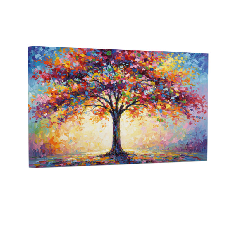 «Landscape & Nature Colorful Tree Autumn Landscape», reproduction d'art, H 16 po x l 24 po