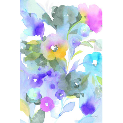 «Bright Jewel Garden I» par Danhui Nai, reproduction sur toile tendue