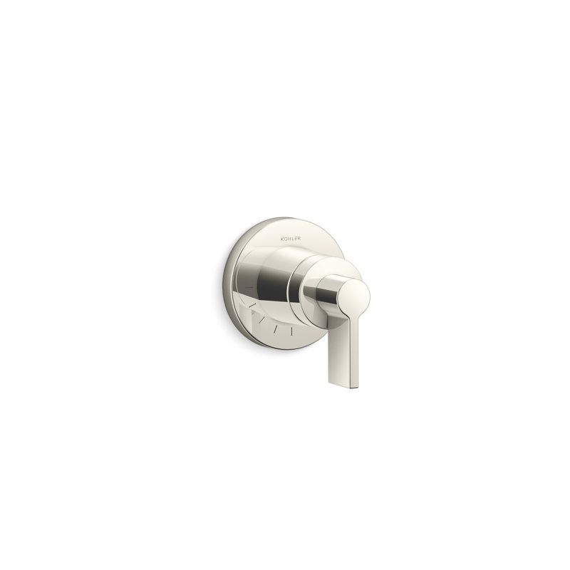 Garniture de valve à contrôle de volume avec poignée levier Composants ™, Nickel poli
