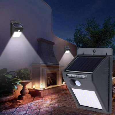 12 Pack 30 LED 3 Models Solar Motion Sensor Light  Waterproof Outdoor Light For Garden Yard Garage
