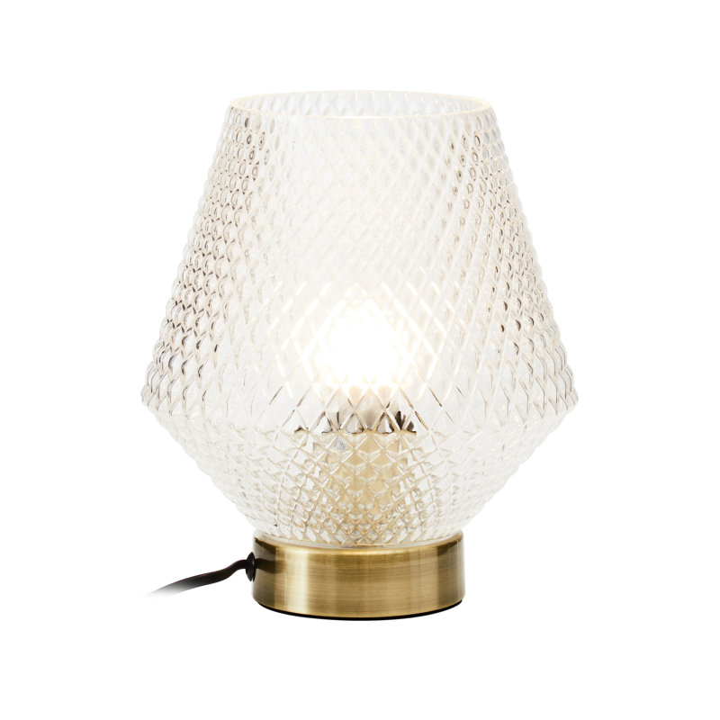 Lamira Glass Novelty Lamp, Clear