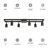 Vidalite 35" 6 - Light LED Integrated, Square Tracklight Kit-71083023