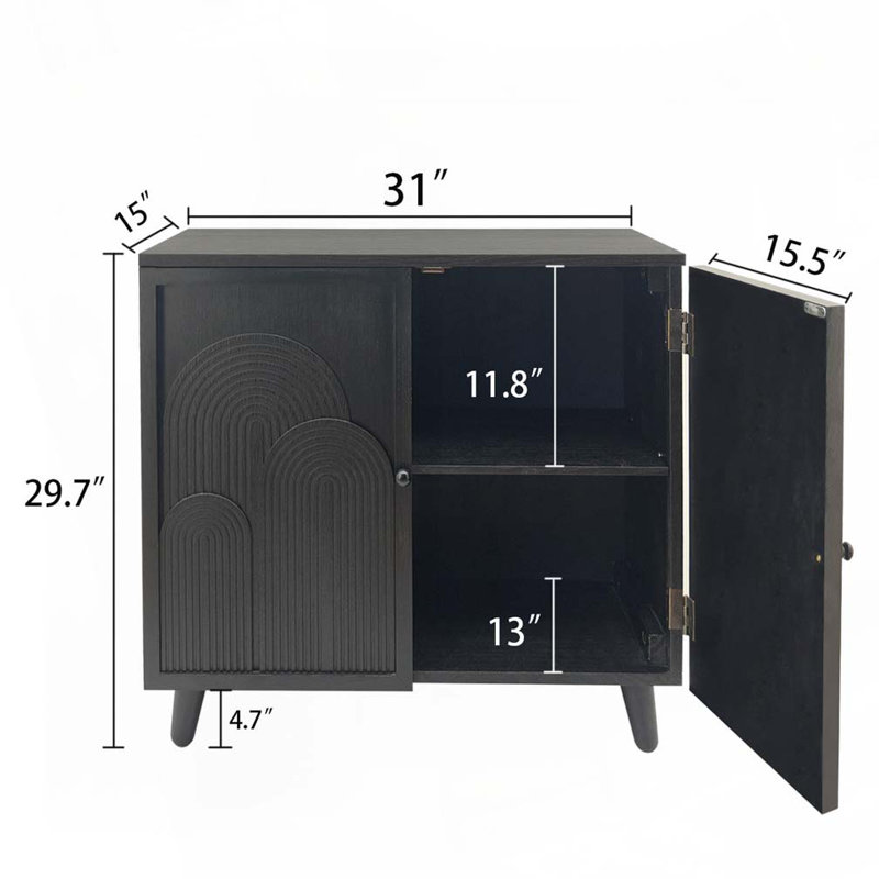 Wood Storage Cabinet