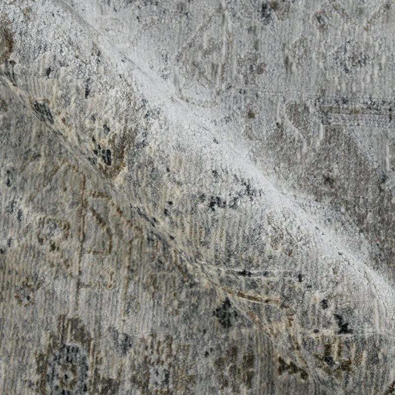 Tapis traditionnel en polyester de qualité supérieure Kolby, Rectangle 5 pi 3 po x 7 pi 10 po