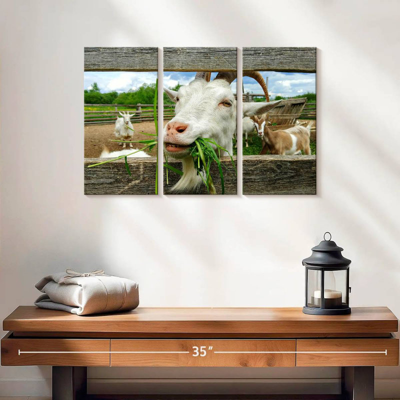Brampt Euphoric Goat, 48" H x 74" W