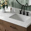 Meuble-lavabo simple en bois massif 42 po Tidworth avec plateau en quartz Carrara de 1,5 po-668100340-668100338-663161629