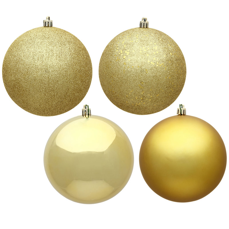 Ornement boule Vickerman, 1.6", Doré, 96