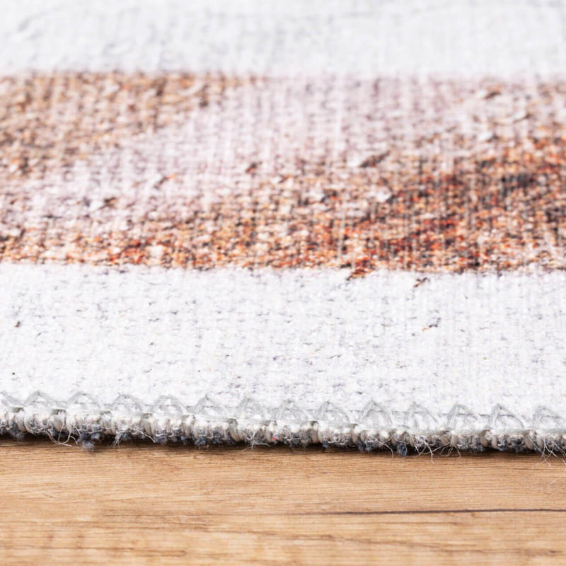Premium 100% Polyester Area Rug, 6.9 x 10.2 ft | 1850 g/m², 0.2 in Pile Height | Recycled Poly Cotton Underside | Machine Washable at 30°C | Soft, Durable, Eco-Friendly Design for Modern Living Spaces