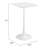 Valleta Metal Base Dining Table-1276285464-1276285465